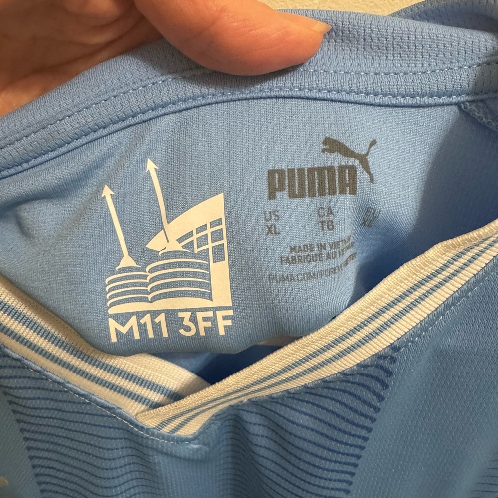 Puma Sky Blue Athletic Shirt